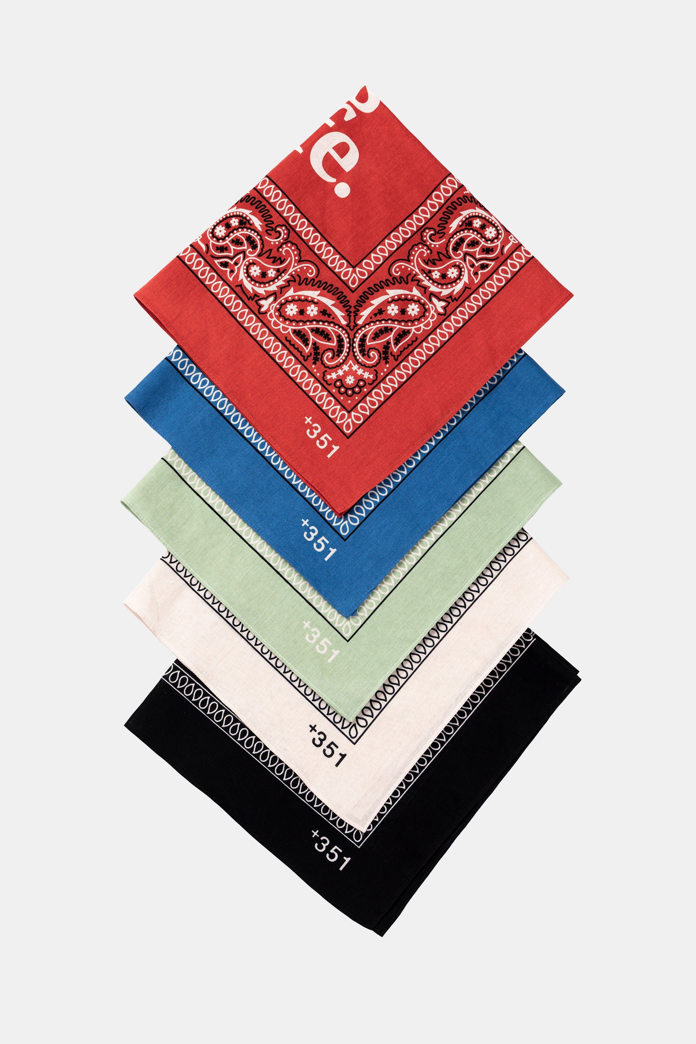 SCARF SUN IS LIFE BLACK