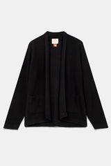 KNIT KIMONO CHARCOAL