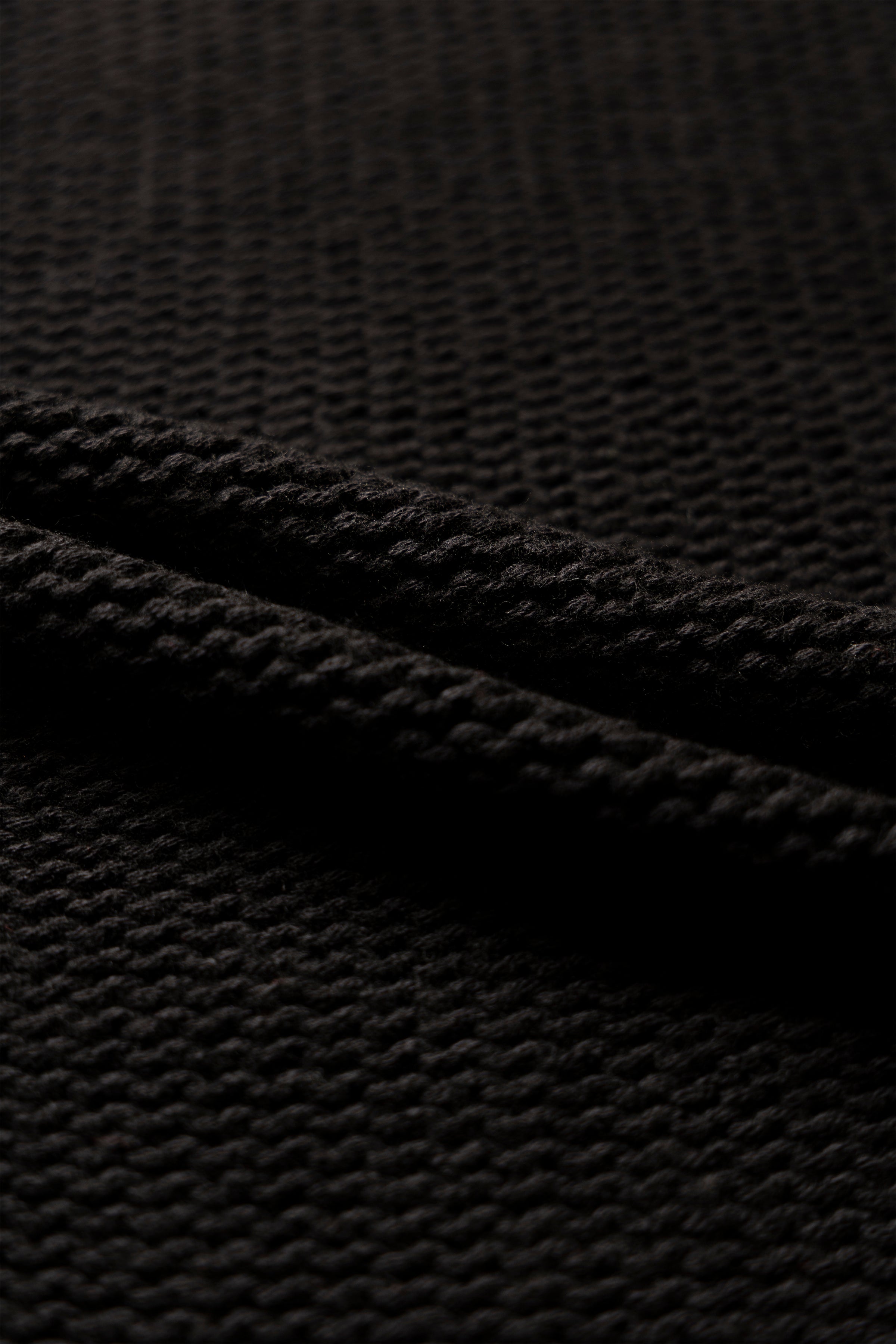 KNIT KIMONO CHARCOAL