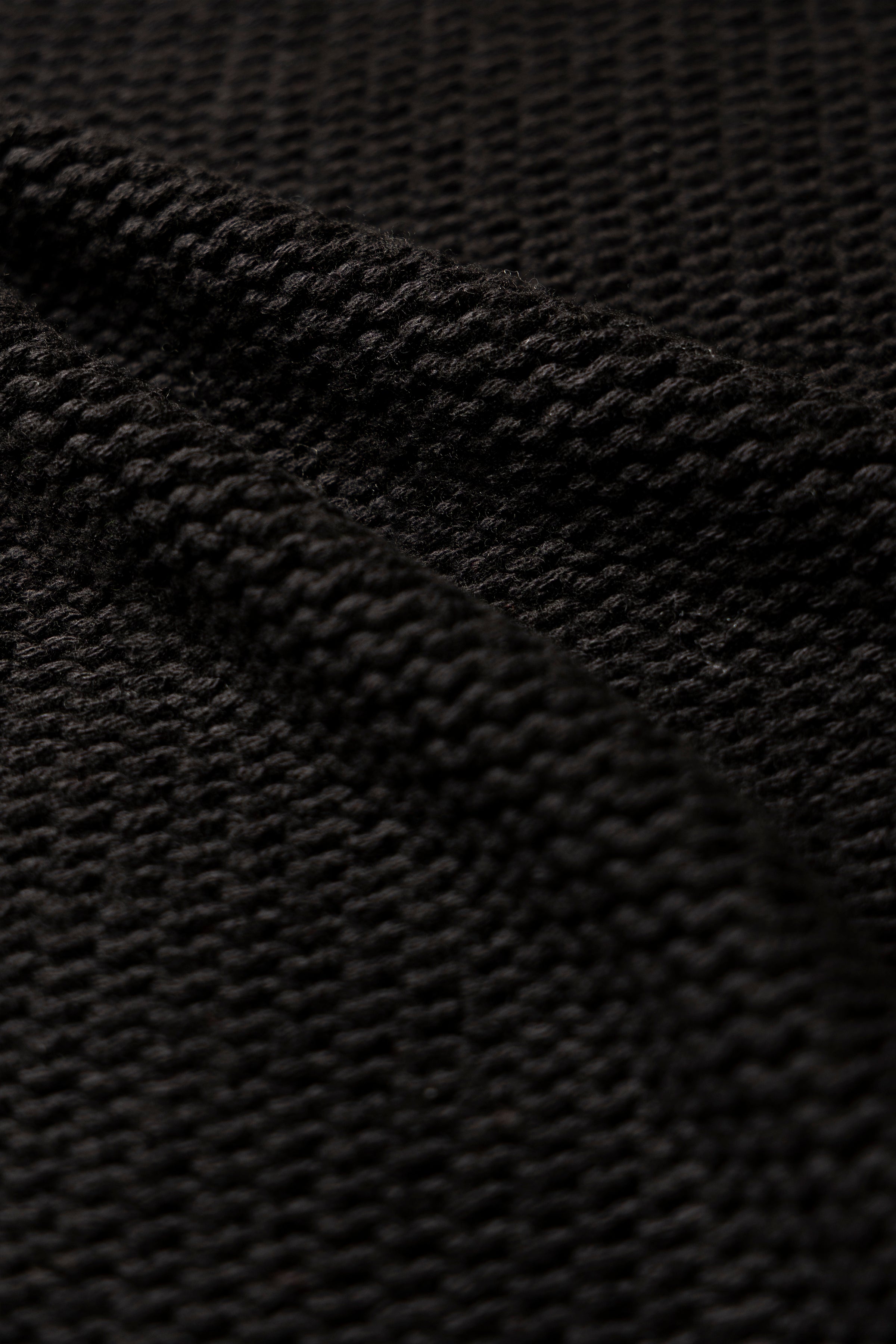 KNIT KIMONO CHARCOAL