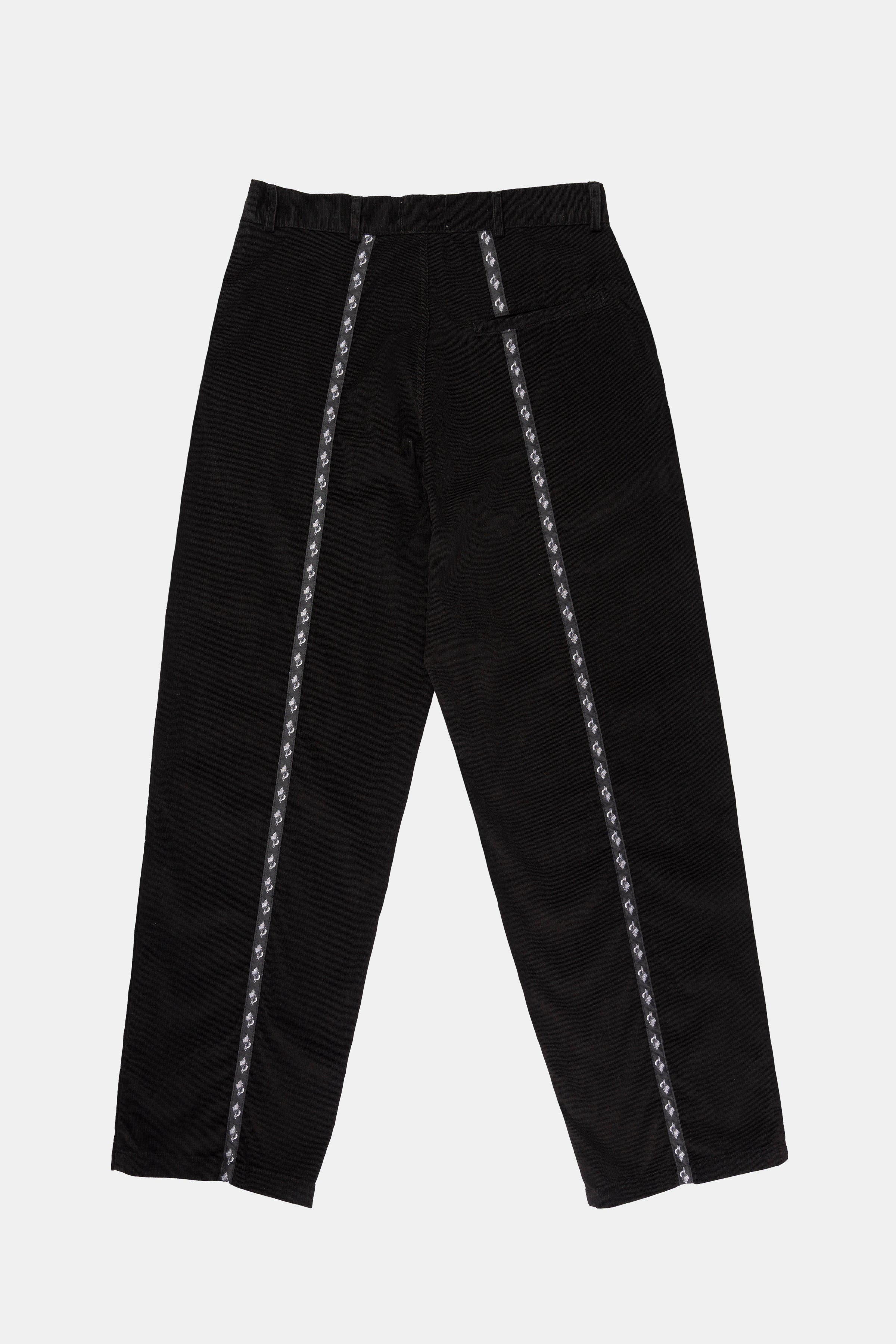 PANTS CANVAS SEASHELL BLACK