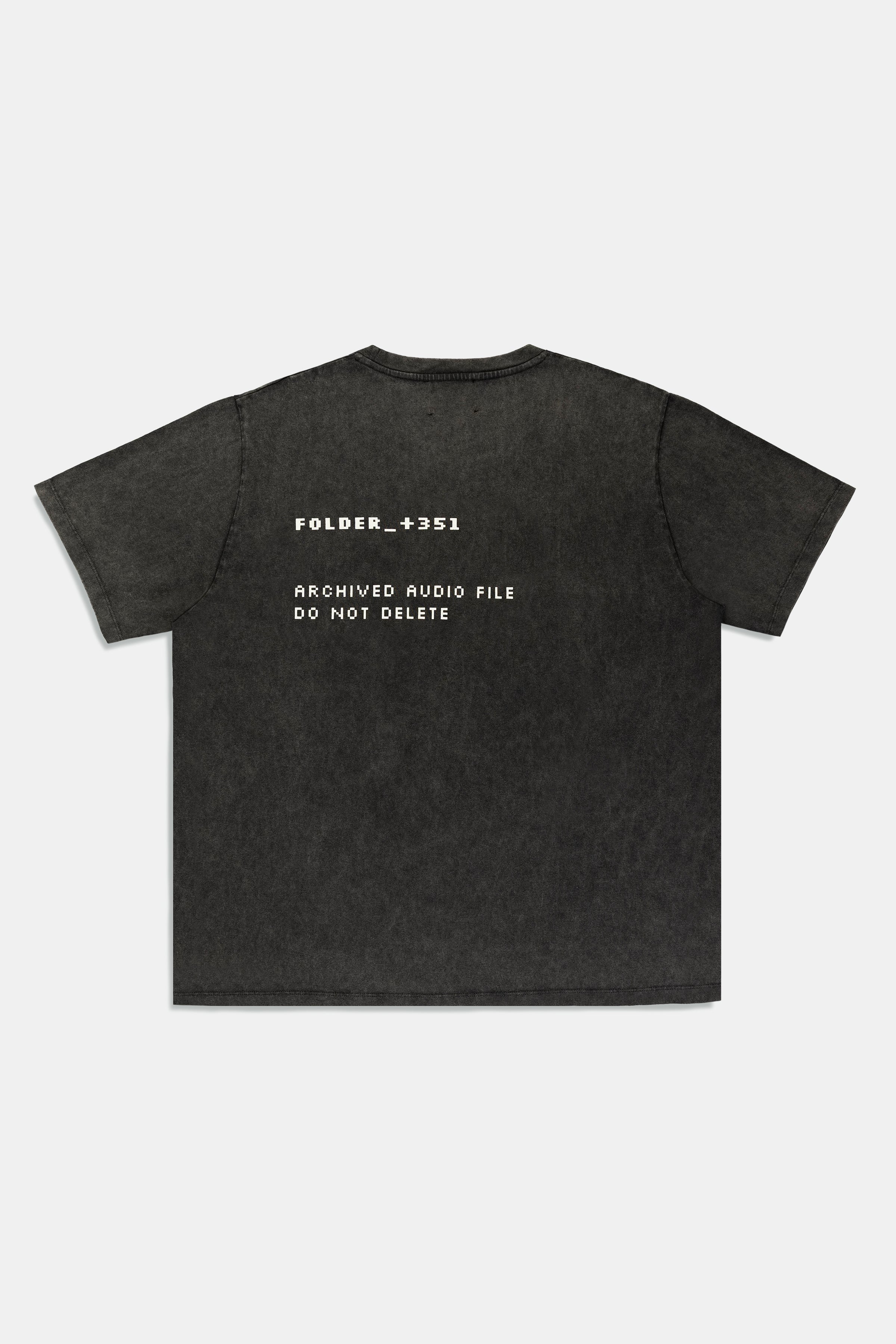 T-SHIRT GRAPHIC FOLDER BLACK FADE OUT