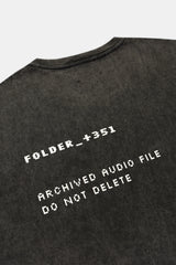 T-SHIRT GRAPHIC FOLDER BLACK FADE OUT