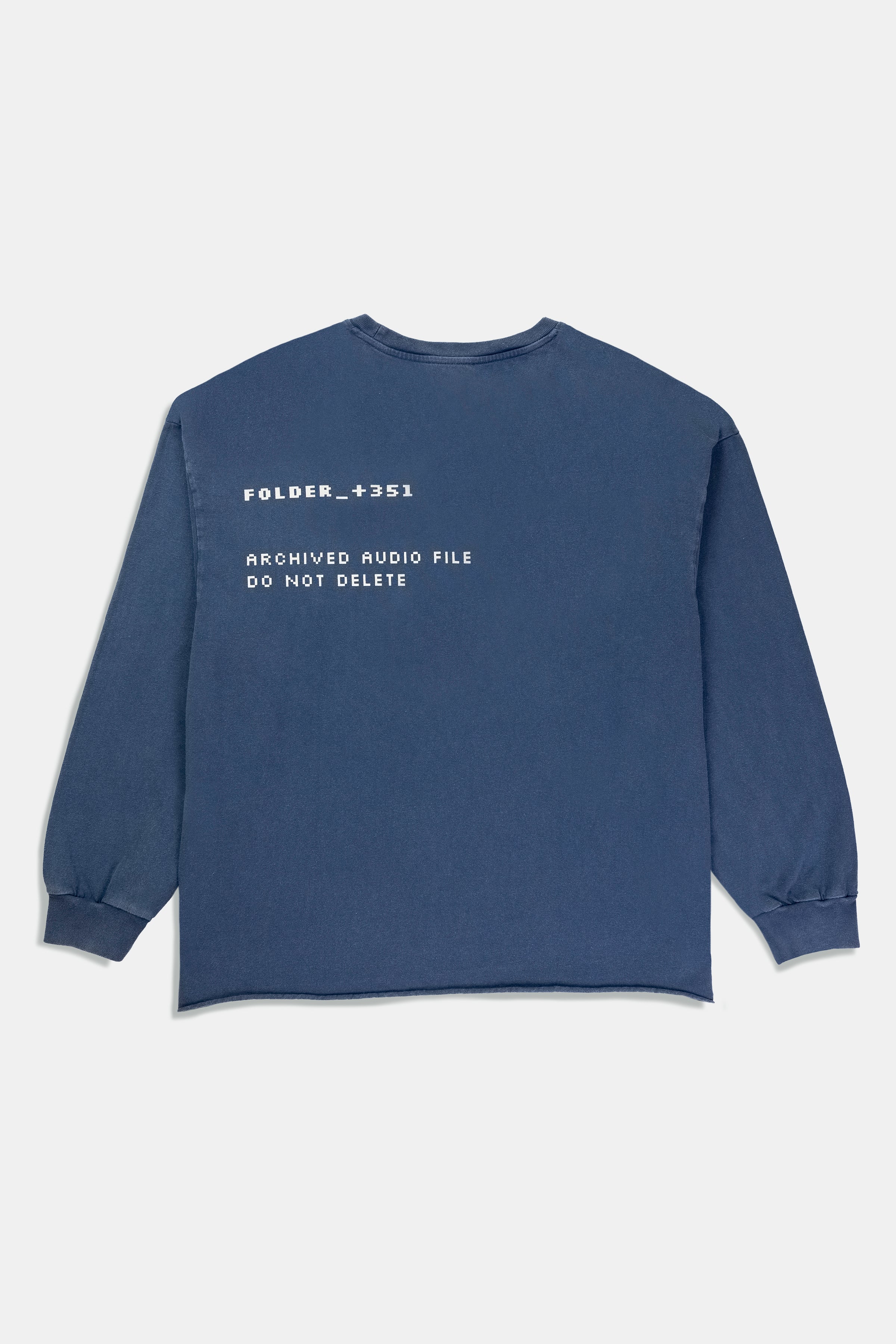 LONG SLEEVE GRAPHIC FOLDER PETROL