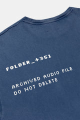 LONG SLEEVE GRAPHIC FOLDER PETROL