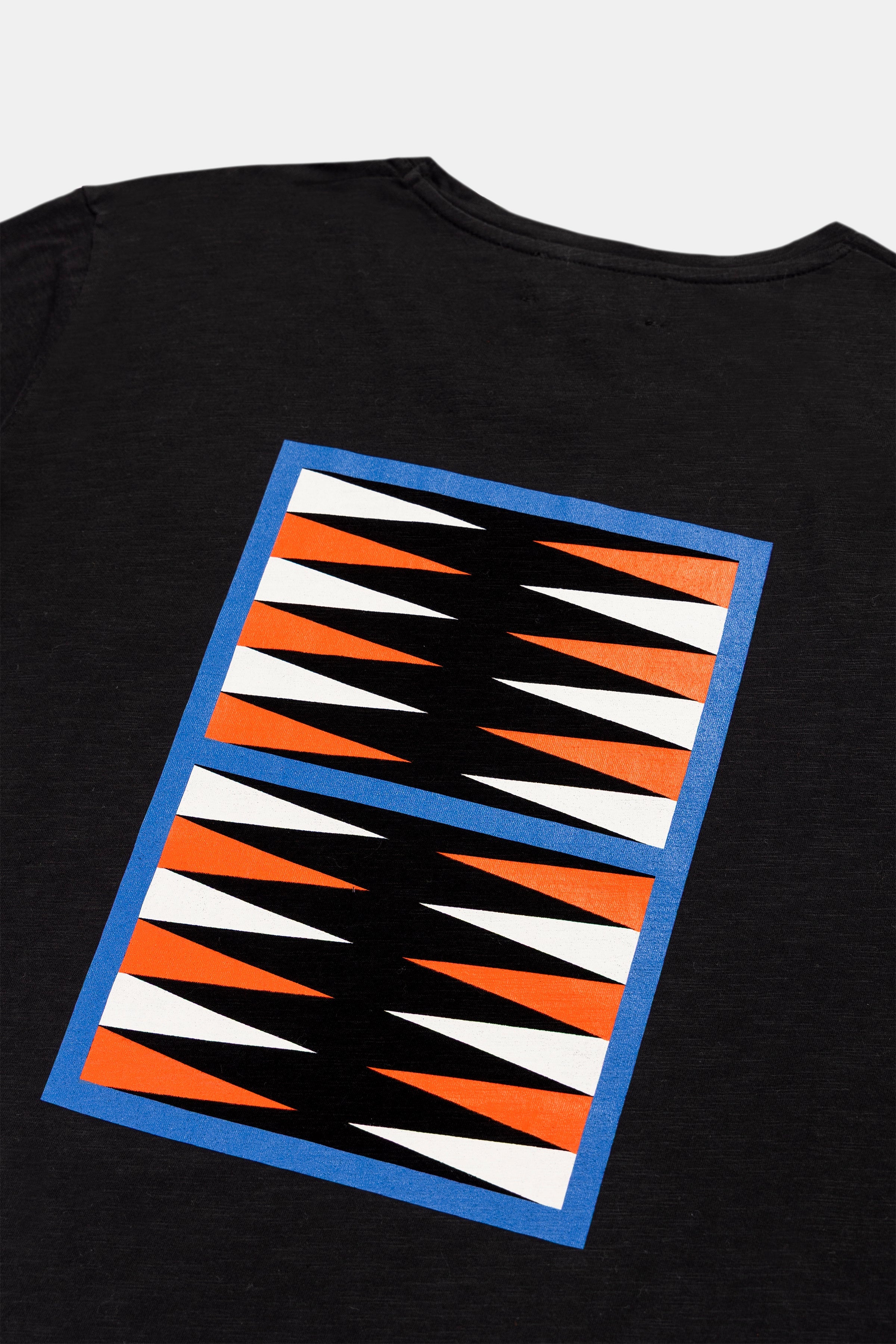 T-SHIRT GRAPHIC BACKGAMMON BLACK