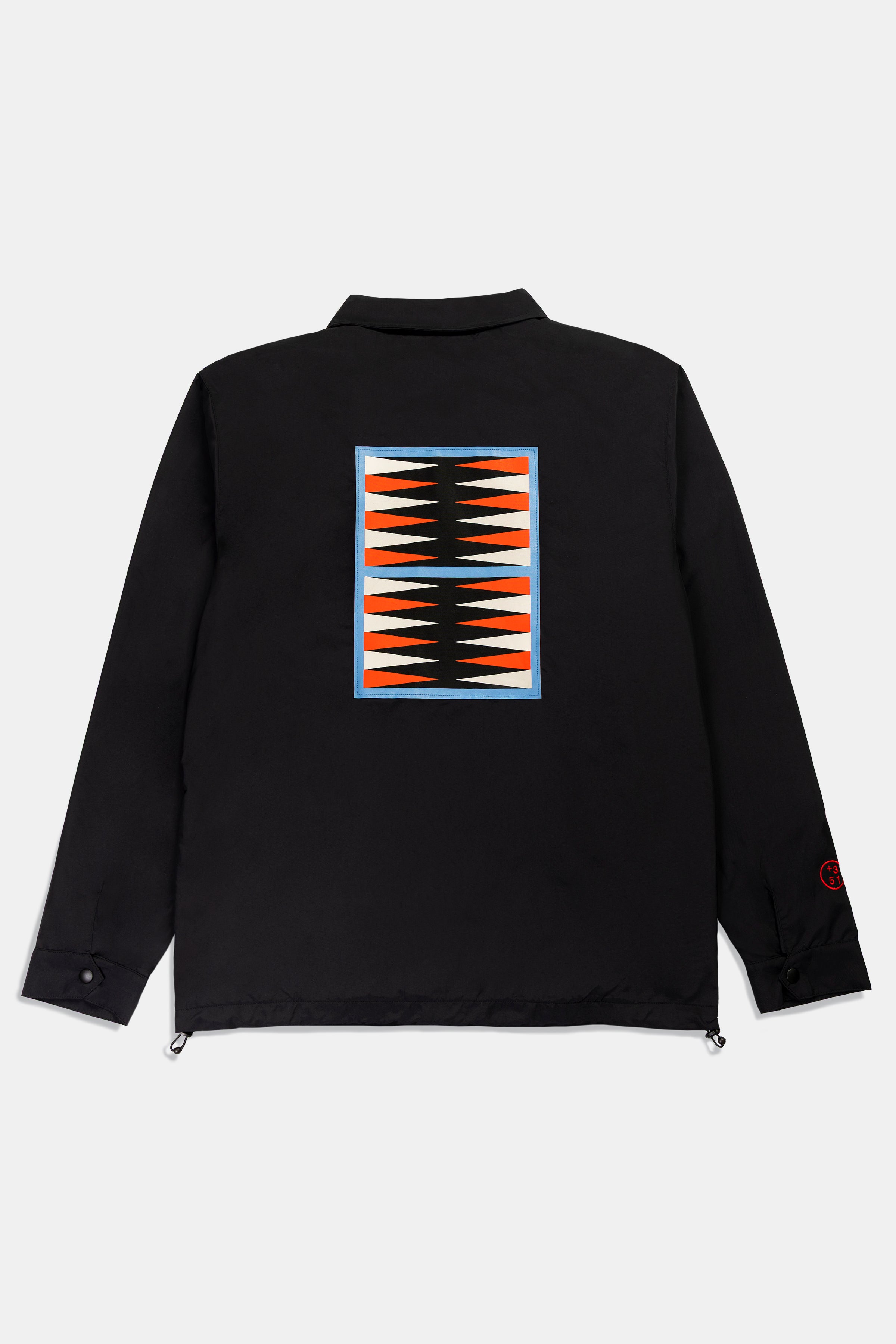 JACKET GRAPHIC BACKGAMMON BLACK