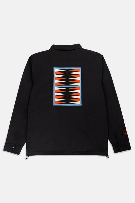 JACKET GRAPHIC BACKGAMMON BLACK