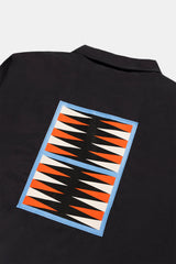 JACKET GRAPHIC BACKGAMMON BLACK