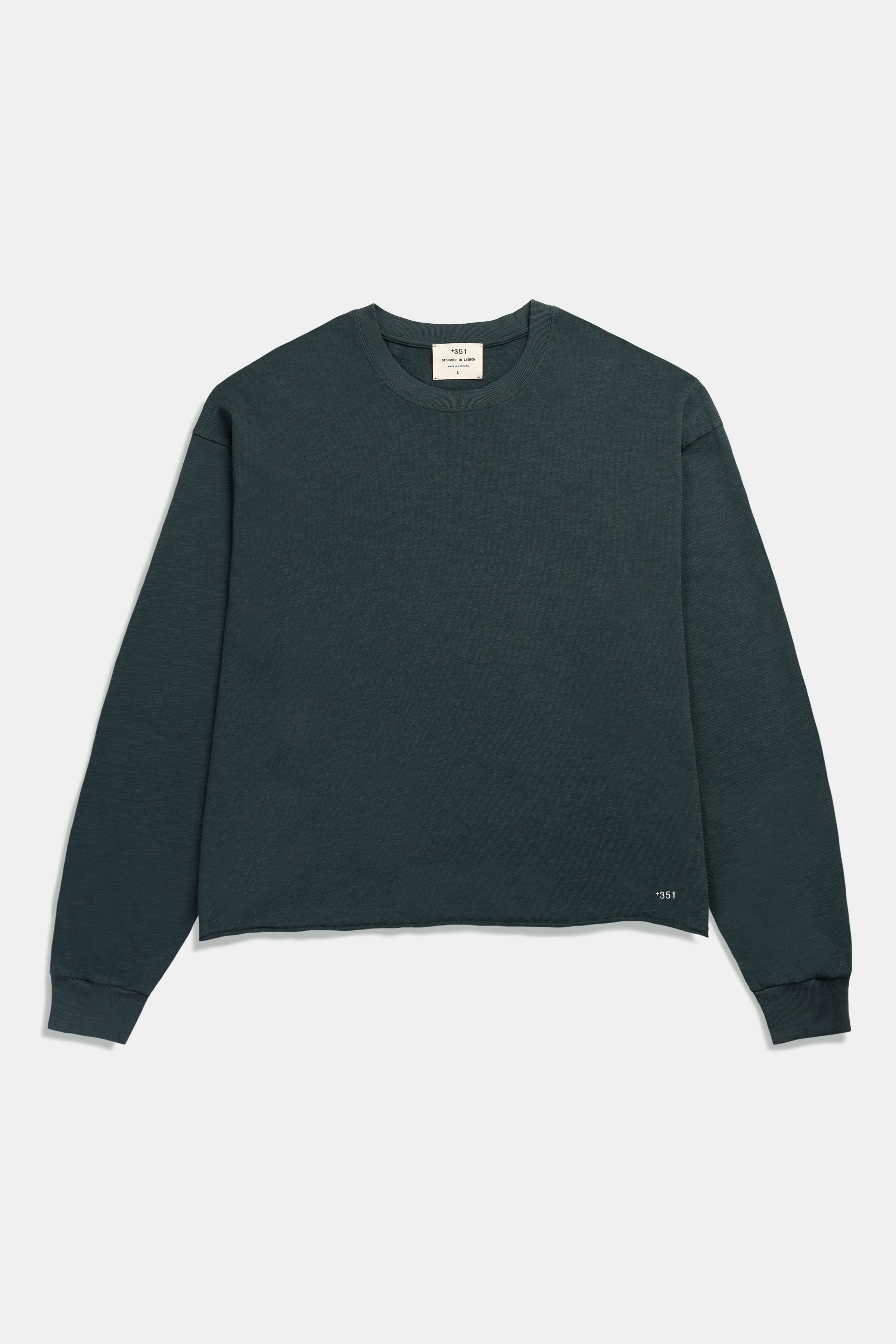 LONG SLEEVE RIB GRAPHIC BOTANIC