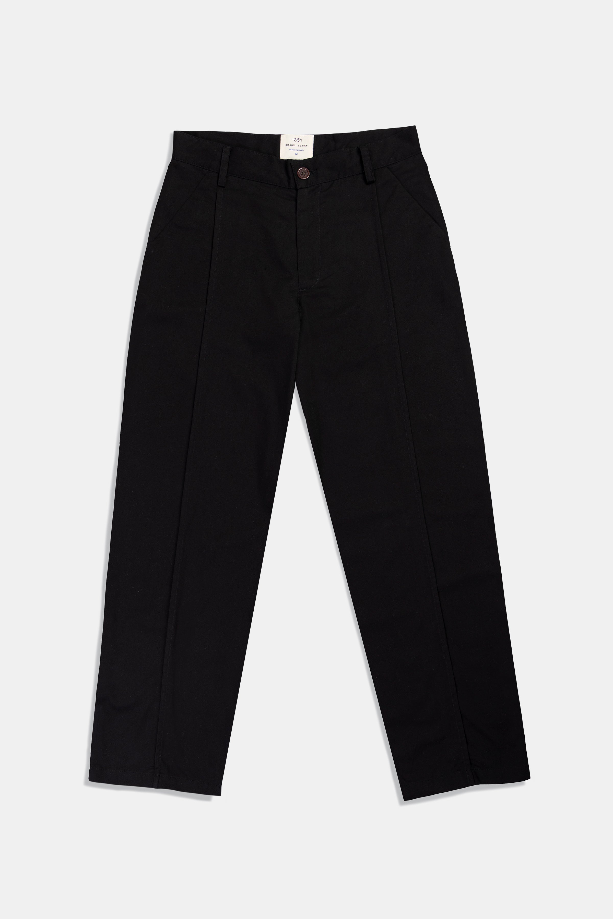 PANTS BAGGY LIGHT CANVAS BLACK