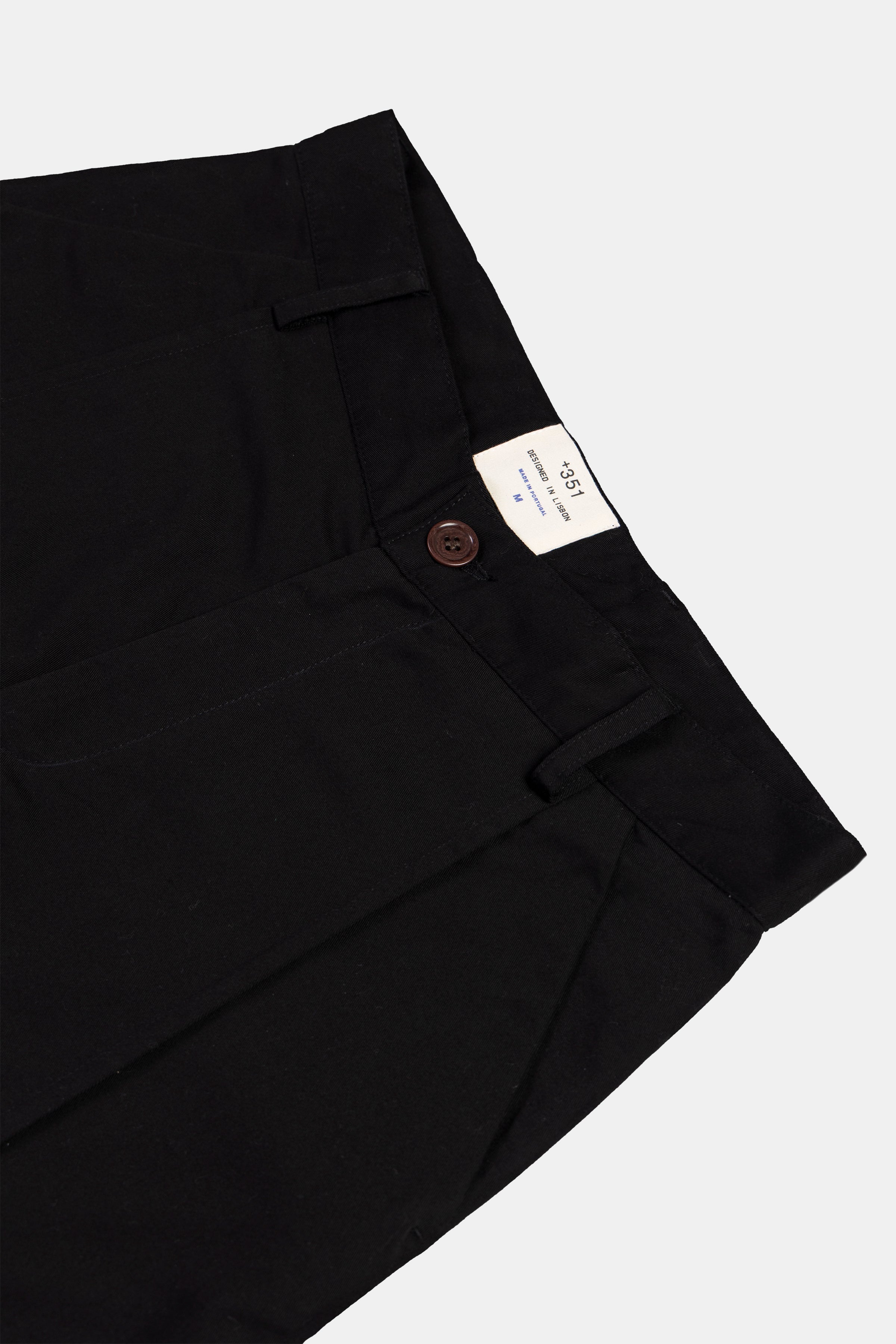 PANTS BAGGY LIGHT CANVAS BLACK