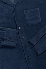 SHIRT LONG SLEEVE TERRY PETROL