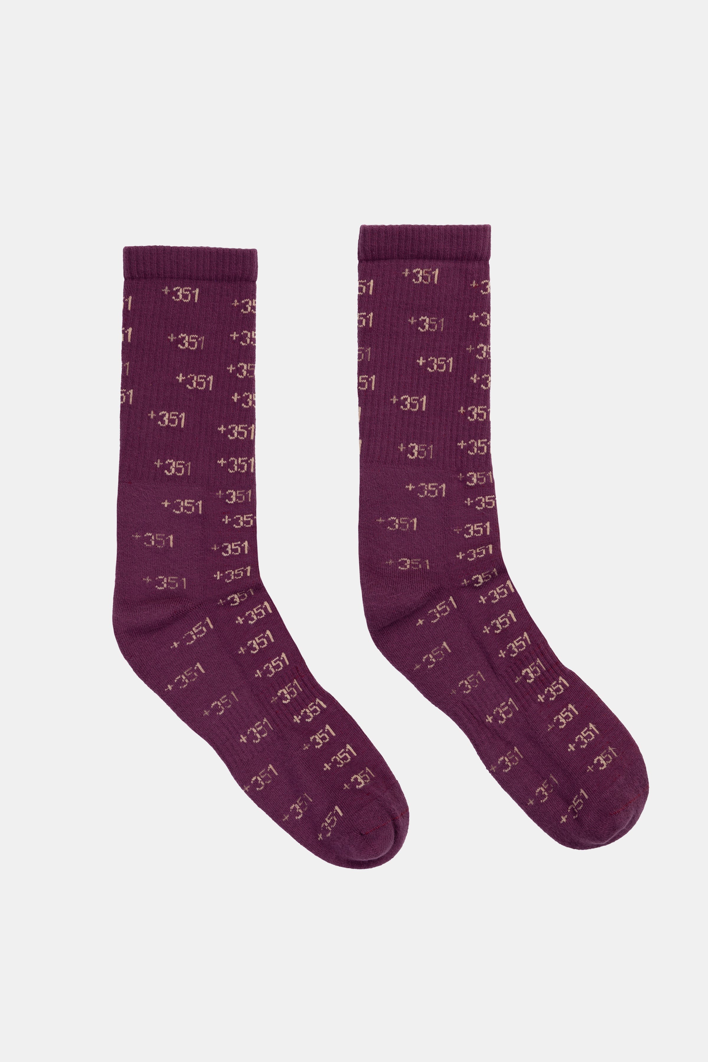 SOCKS +351 PLUM/CRU