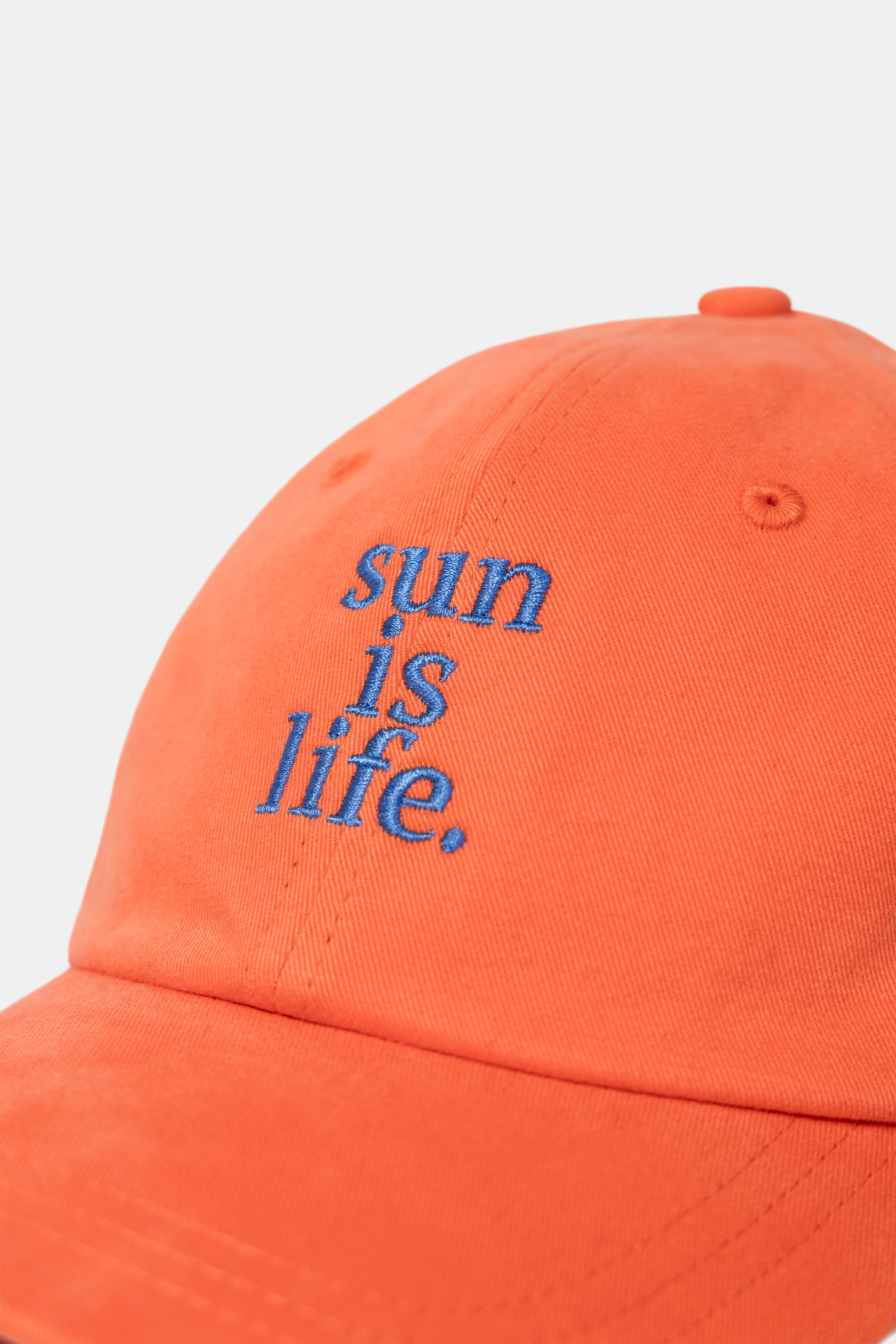 BASEBALL CAP SUN IS LIFE TANGERINE