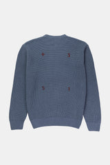 KNIT SWEATER PETROL