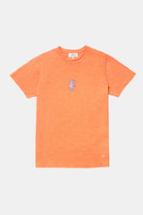 T-SHIRT GRAPHIC INDIAN FLOWER SALMON