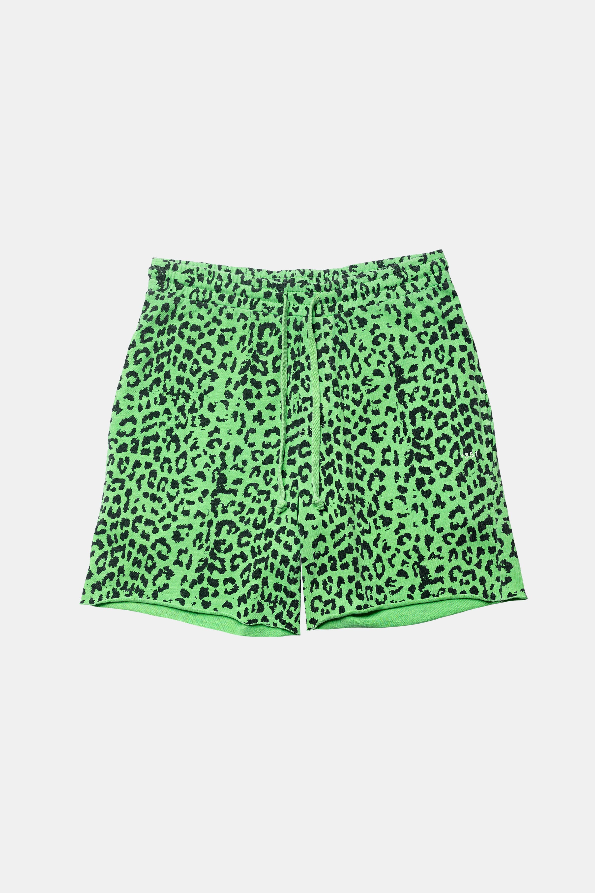 WALKSHORTS LEOPARD NEON GREEN