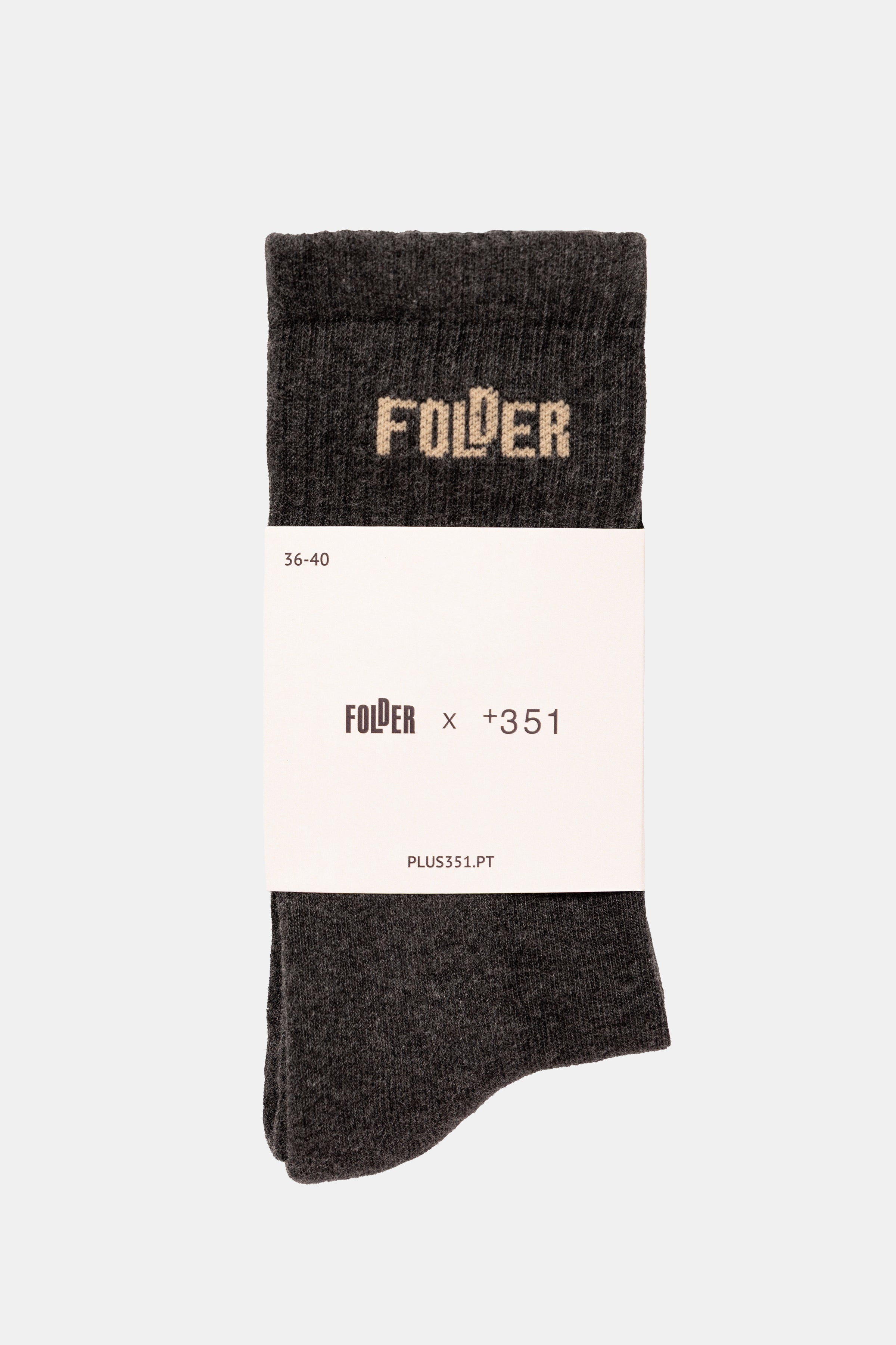 SOCKS FOLDER CHARCOAL