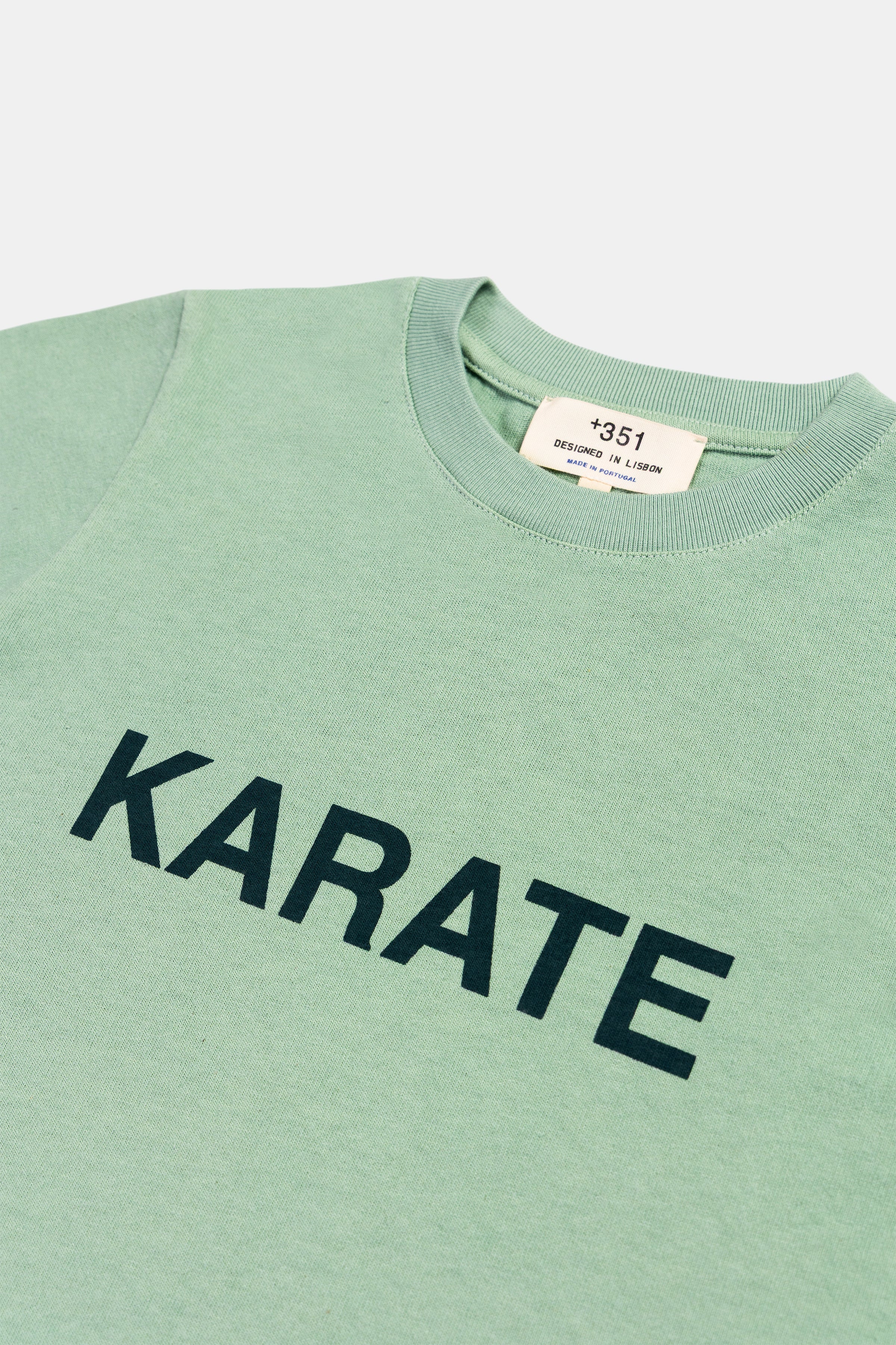 T-SHIRT KIDS KARATE ICY GREEN
