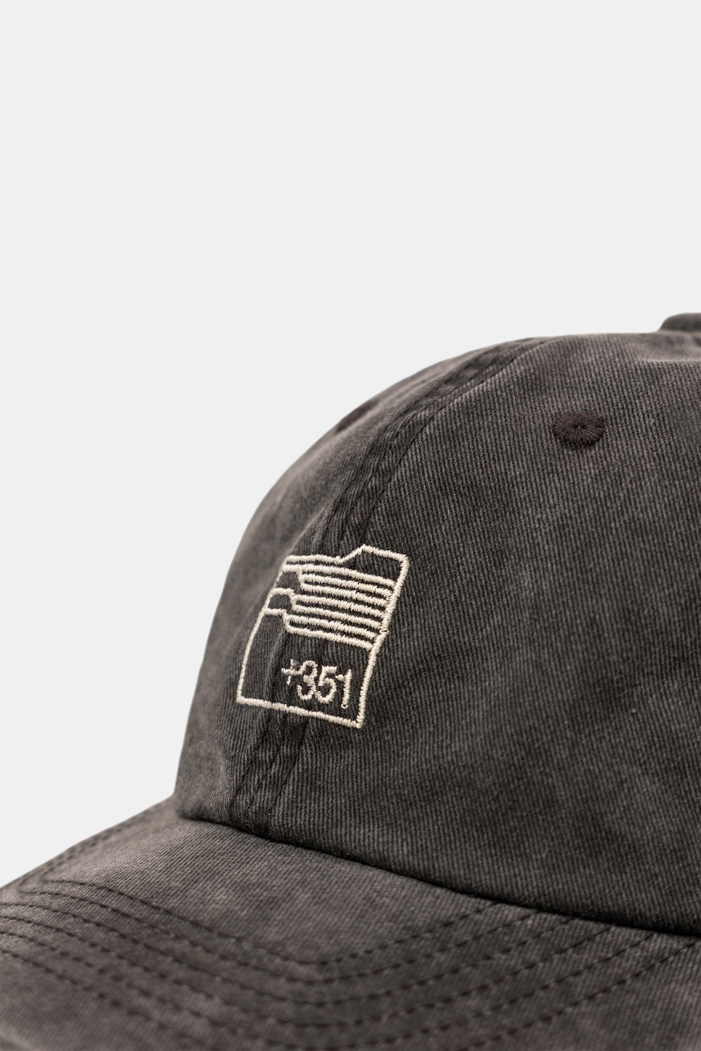 BASEBALL CAP FOLDER CHARCOAL