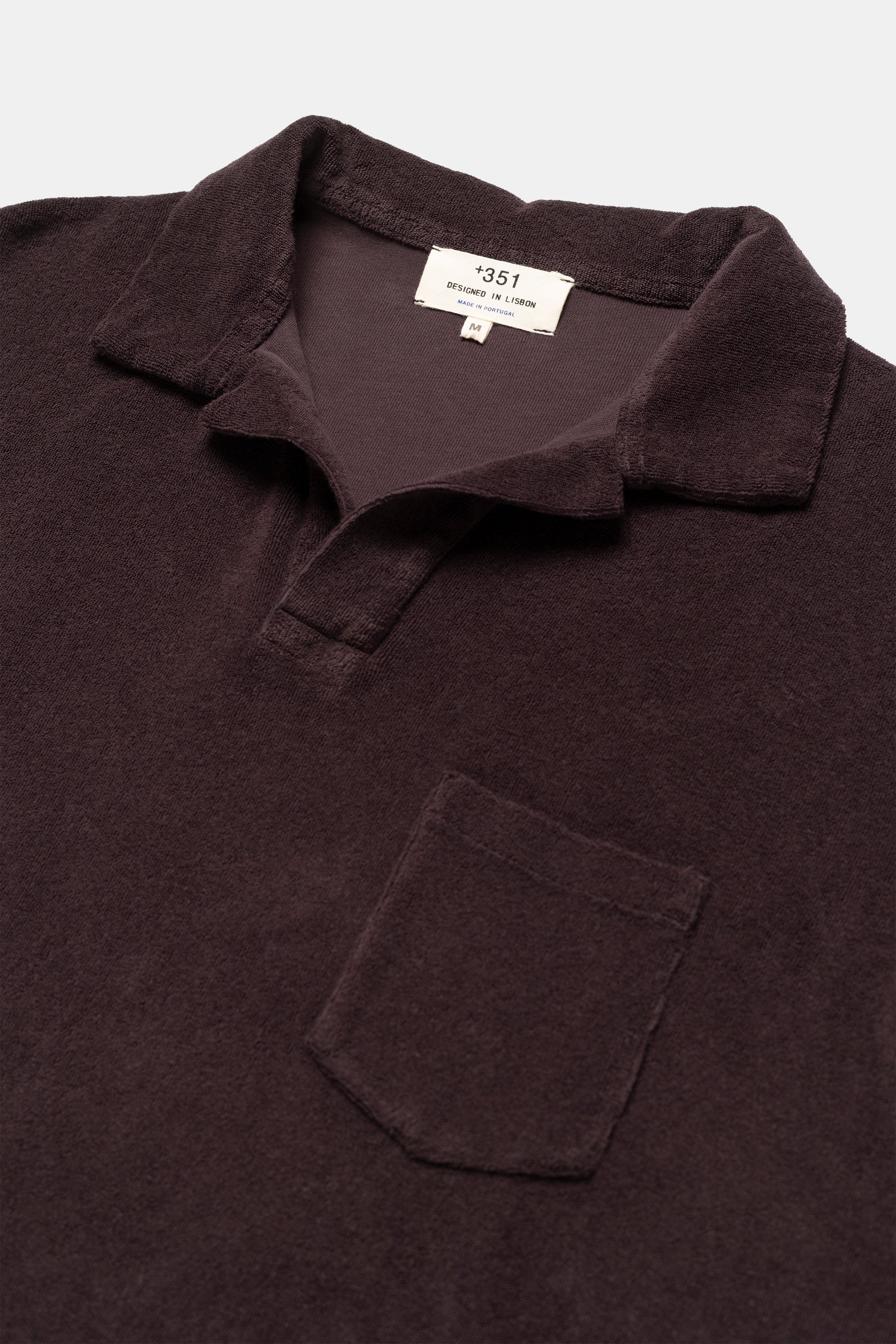 POLO TERRY CHARCOAL LILAS
