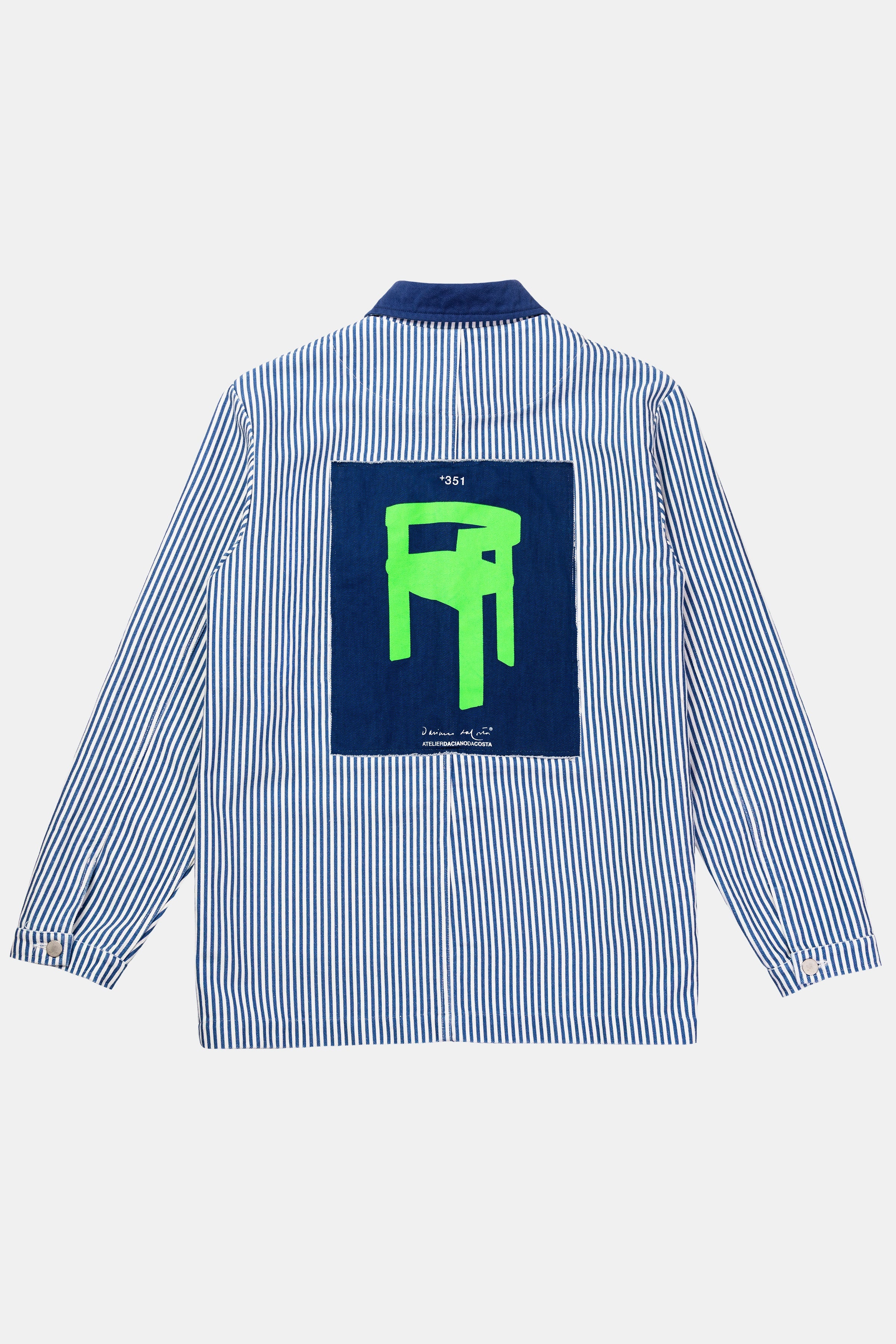 JACKET CANVAS DACIANO DA COSTA STEEL BLUE/CRU