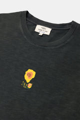 LONG SLEEVE GRAPHIC BLOOMING CHARCOAL