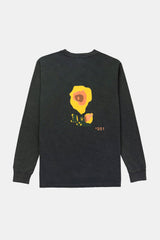 LONG SLEEVE GRAPHIC BLOOMING CHARCOAL