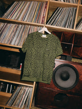 T-SHIRT LEOPARD GREEN