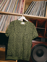 T-SHIRT LEOPARD GREEN