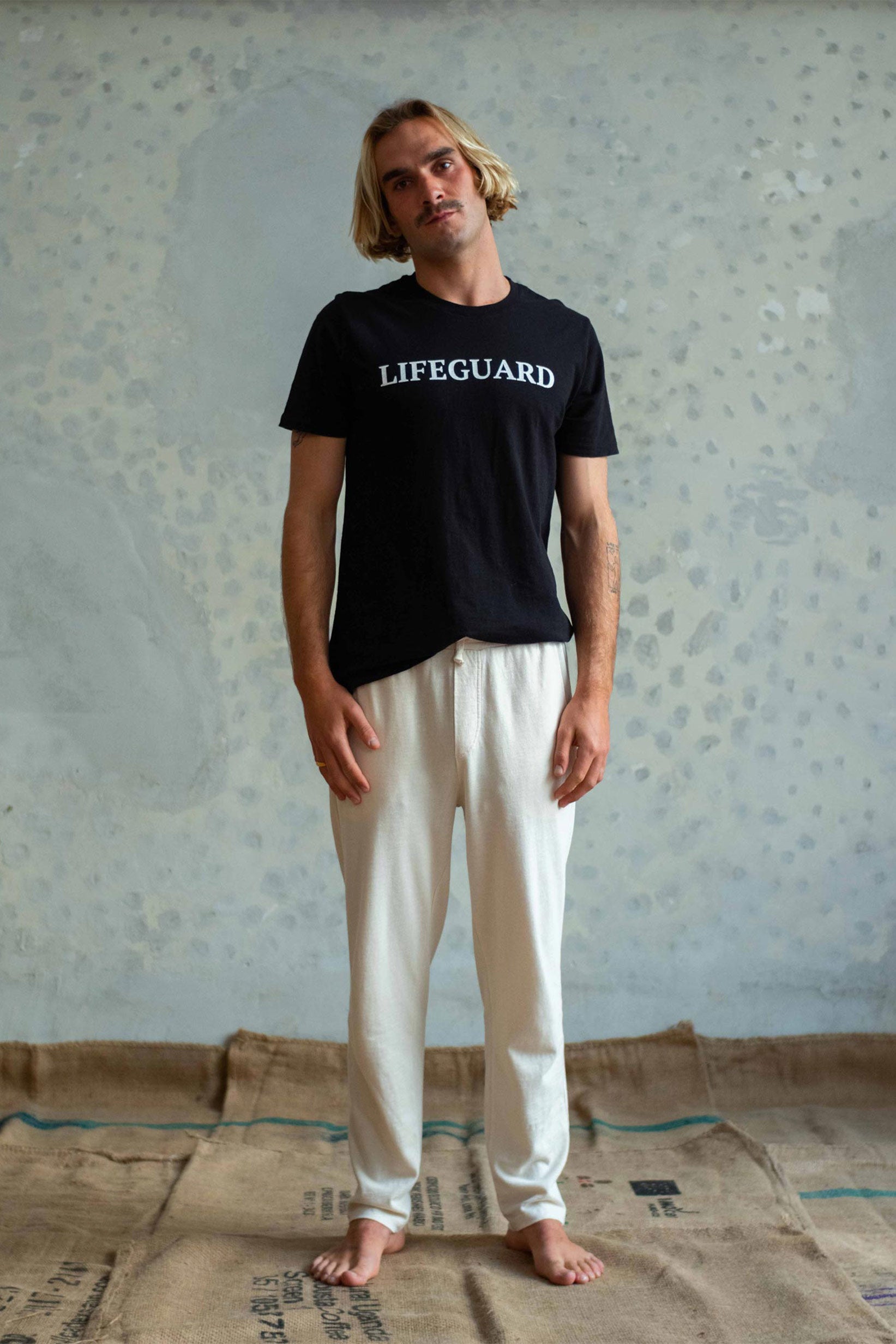 T-SHIRT GRAFFIC LIFEGUARD BLACK