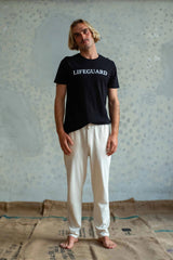 T-SHIRT GRAFFIC LIFEGUARD BLACK