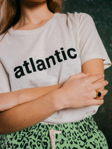 T-SHIRT ATLANTIC OFF-WHITE/CHARCOAL