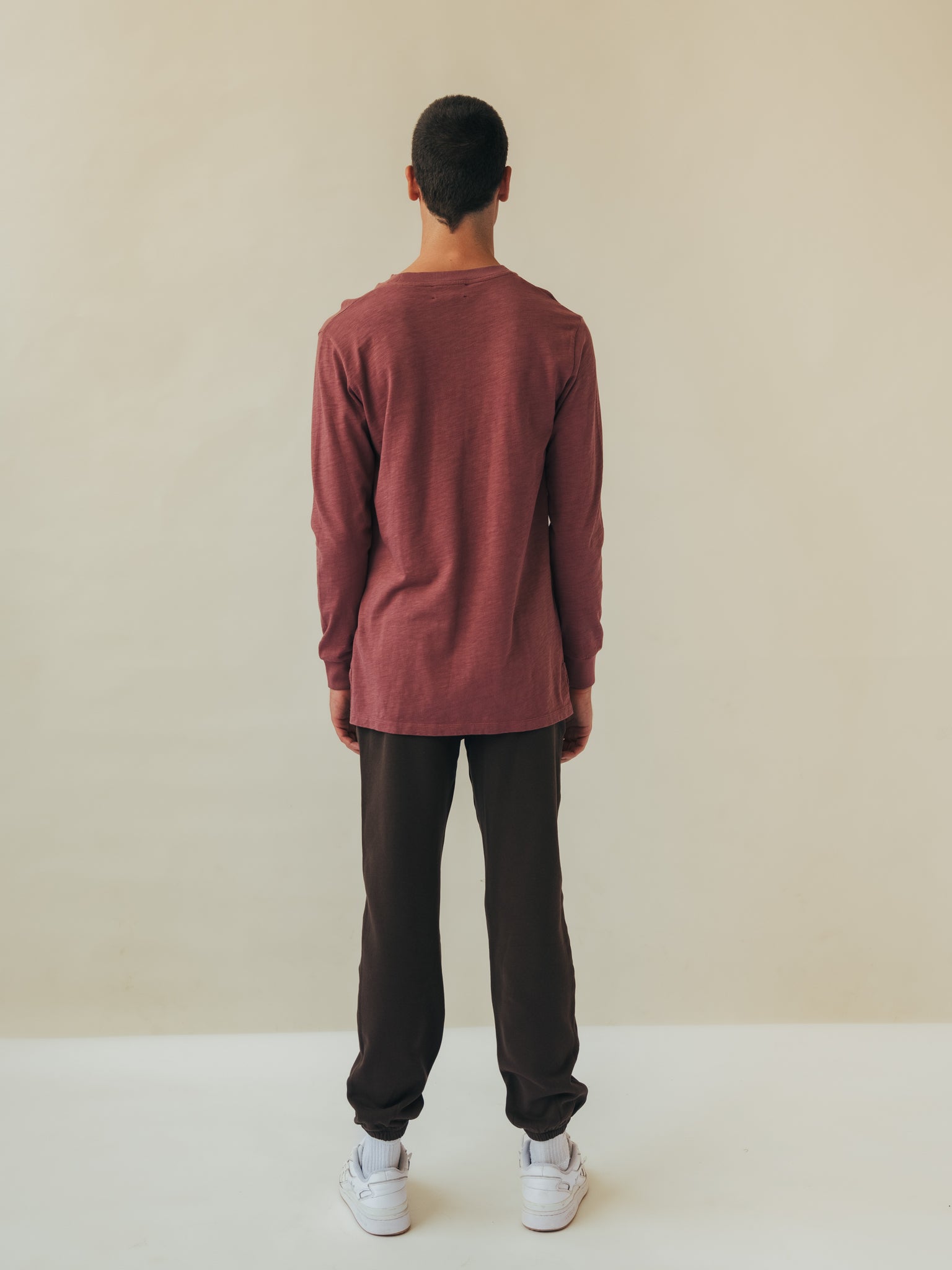 LONG SLEEVE GRAPHIC ONLY YOU BABY AUBERGINE/ TURTLE GREEN