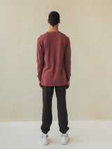 LONG SLEEVE GRAPHIC ONLY YOU BABY AUBERGINE/ TURTLE GREEN