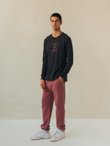 LONG SLEEVE GRAPHIC ONLY YOU BABY CHARCOAL /AUBERGINE