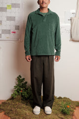 POLO LONG SLEEVE TERRY DEEP GREEN