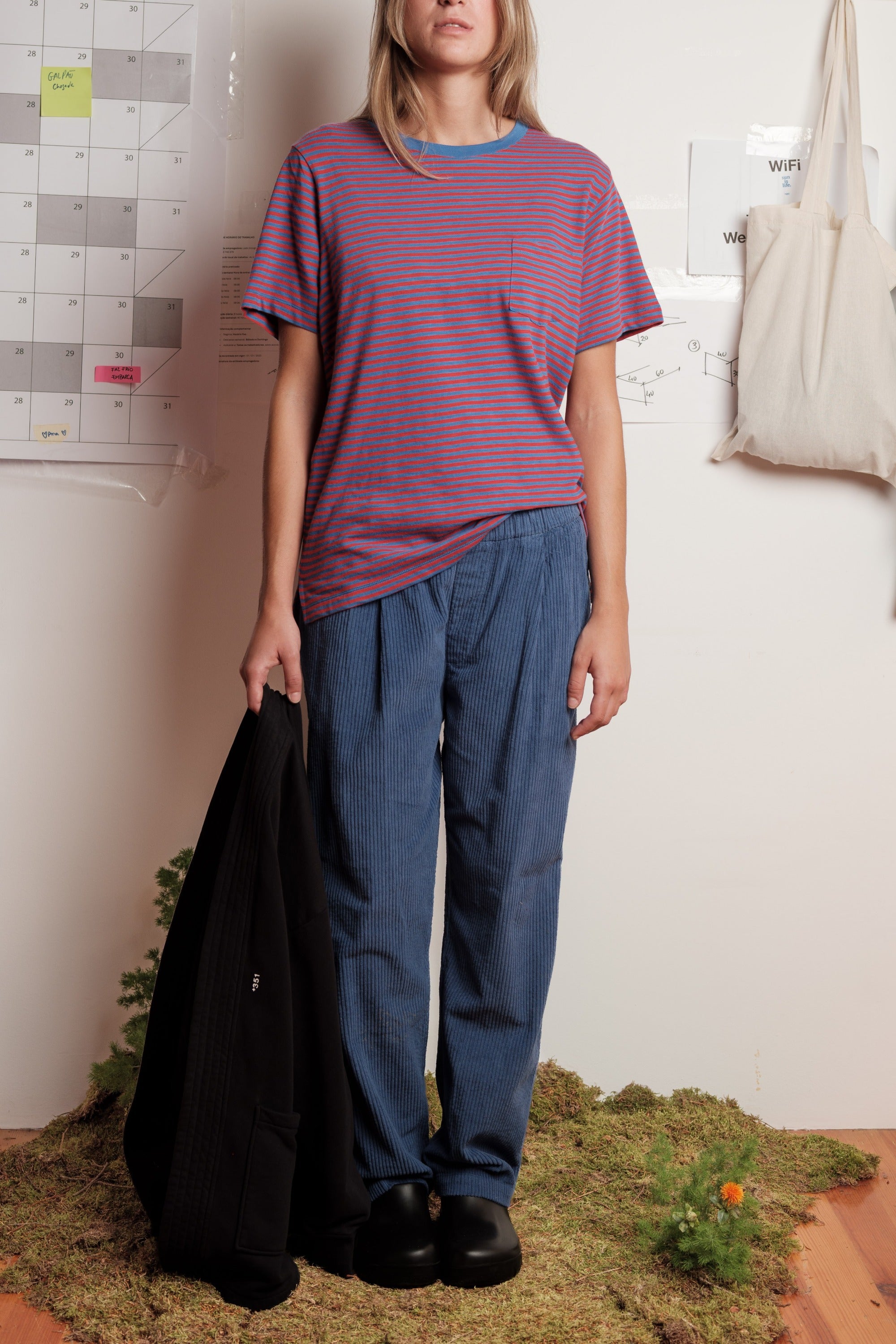 PANTS CHINO CORDS PETROL