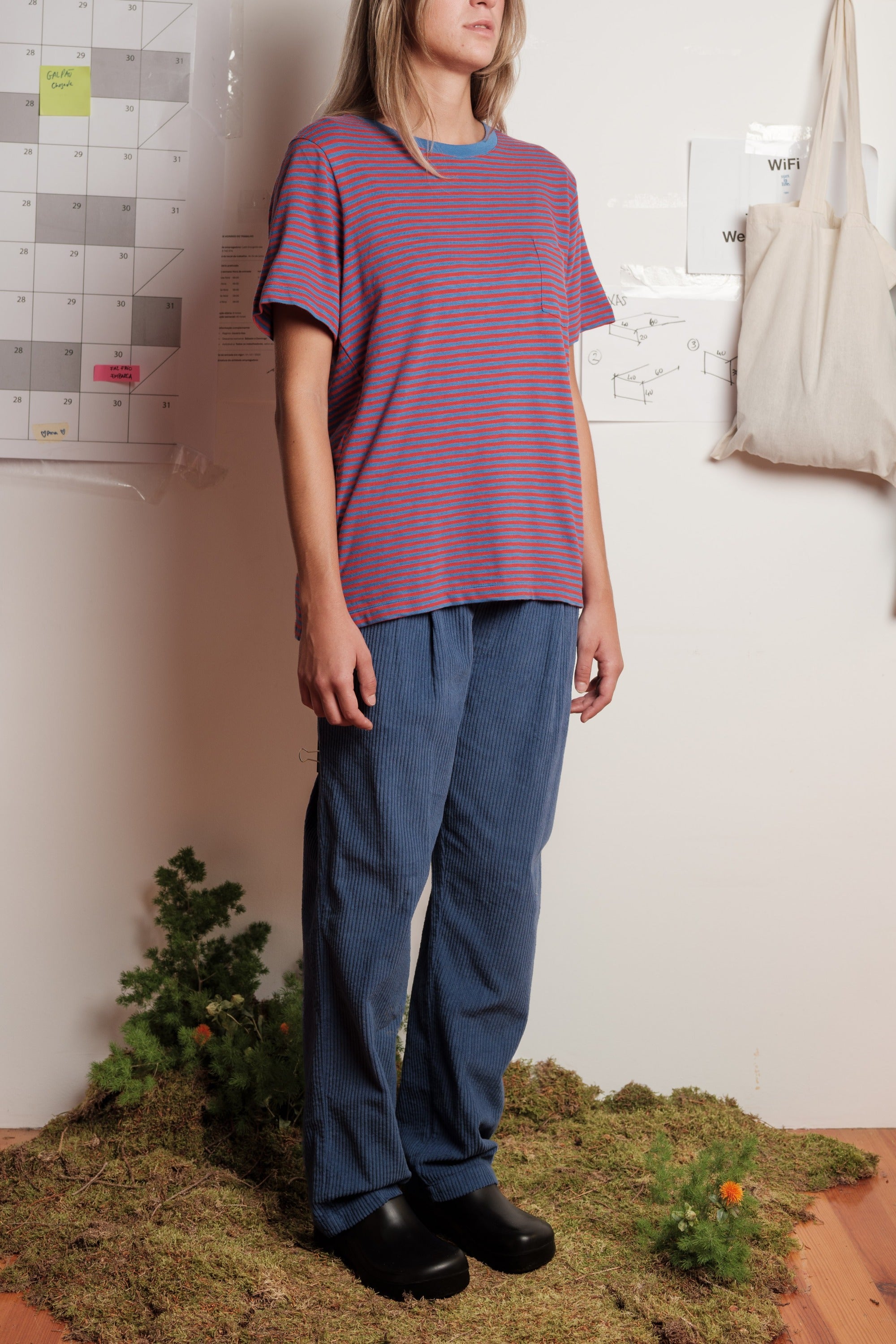 PANTS CHINO CORDS PETROL