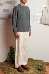 LONG SLEEVE ESSENTIAL CHARCOAL