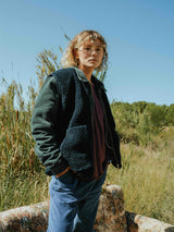BOMBER JACKET CORDS DEEP GREEN