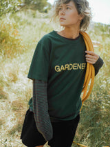 LONG SLEEVE STRIPES FIG/DEEP GREEN