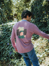 LONG SLEEVE STRIPES GRAPHIC ART
