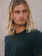 T-SHIRT ESSENTIAL LOGO FREE CHARCOAL