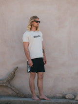 T-SHIRT ATLANTIC CRU/CHARCOAL