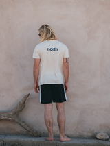 T-SHIRT ATLANTIC CRU/STEEL BLUE