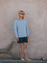 LONG SLEEVE TERRY JASMIN BLUE