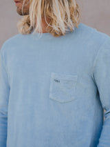 LONG SLEEVE TERRY JASMIN BLUE