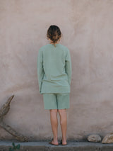 SWEATSHIRT RUSTIC WATER GREEN